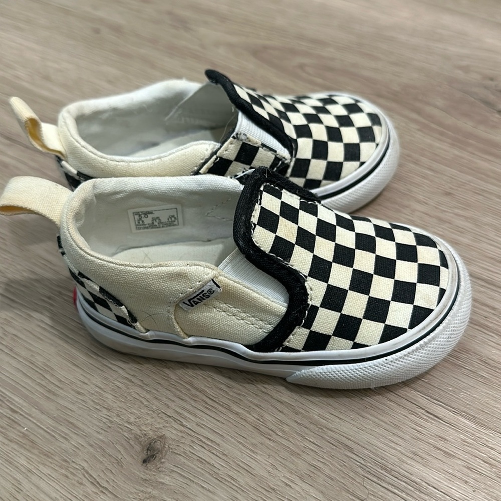 Toddler vans checkered